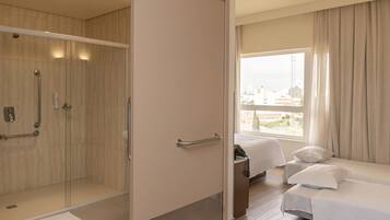 Premium bedding, pillowtop beds, in-room safe, desk