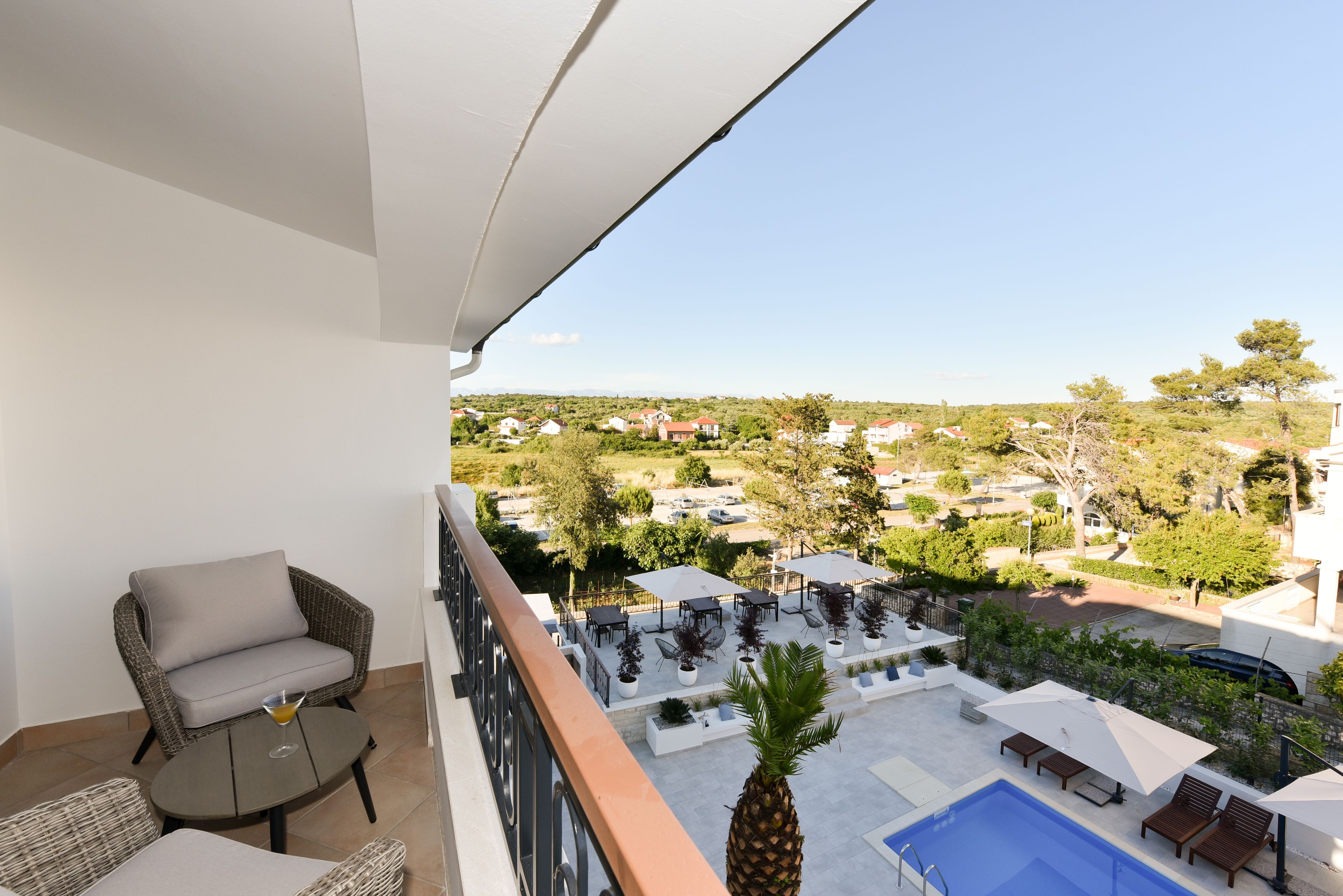 Two Bedroom Apartment, Balcony, Pool view (A7) | Balcony