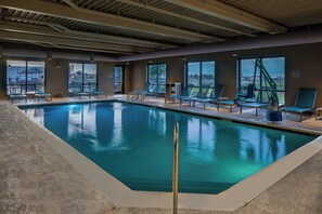 Indoor pool, a heated pool - TownePlace Suites by Marriott Foley at OWA (Foley)