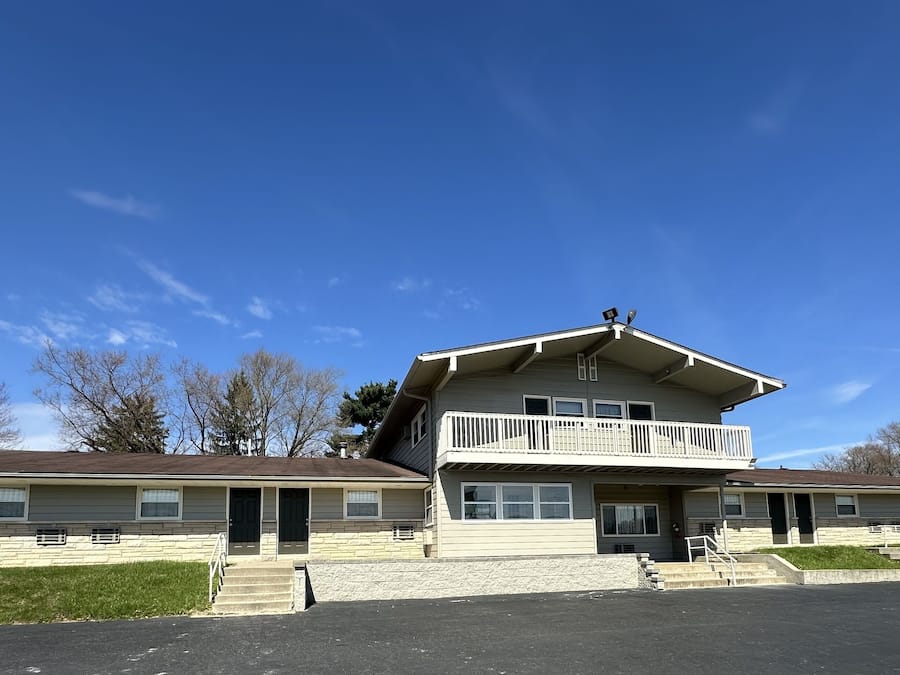 Fassade der Unterkunft