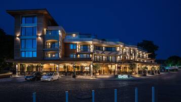 Front of property - evening/night