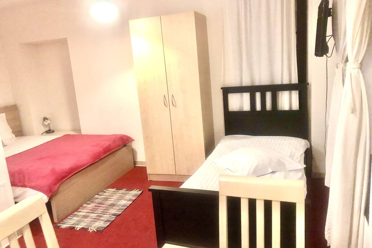 Soundproofing, iron/ironing board, free WiFi, bed sheets