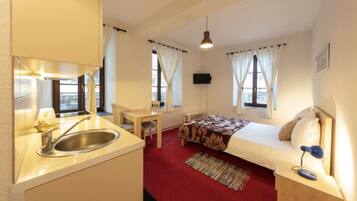 Soundproofing, iron/ironing board, free WiFi, bed sheets