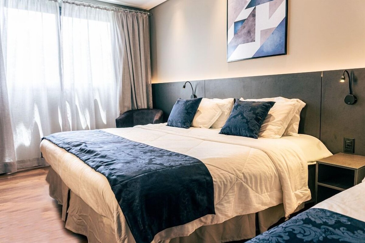 Minibar, desk, iron/ironing board (on request), WiFi (free)