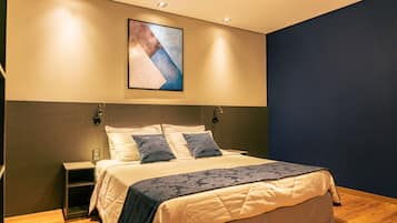 Minibar, desk, iron/ironing board, free WiFi