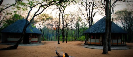 Front of property - evening/night