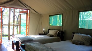 Zelt, 1 Schlafzimmer, Flussblick