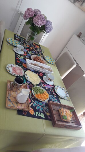 Kontinental frokost er inkludert hver dag