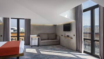 Terrace LUX-King/Twin Beds | Brankas, kedap suara, setrika/meja setrika, dan Wi-Fi gratis