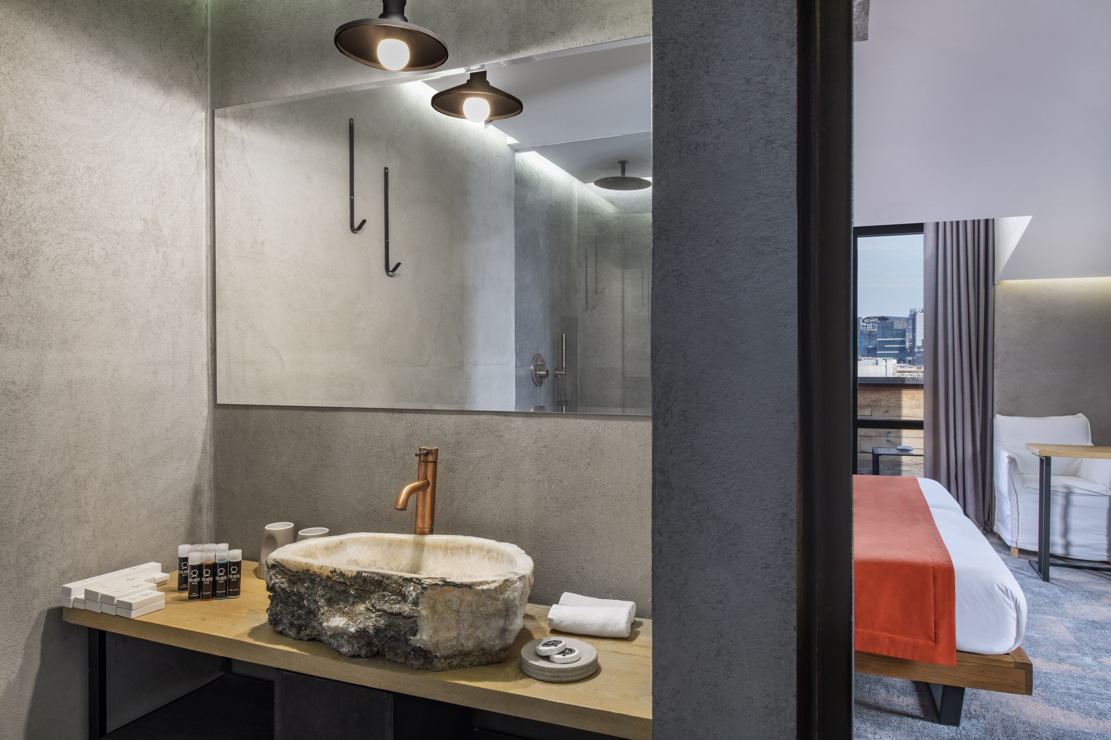 suite, terrace | bathroom | shower, free toiletries, hair dryer, dressing gowns