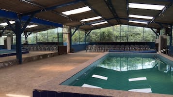 Indoor pool, outdoor pool