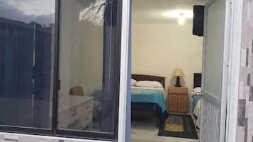 Classic Double or Twin Room, 2 Double Beds, Accessible, Courtyard View | Individually decorated, individually furnished, desk, iron/ironing board