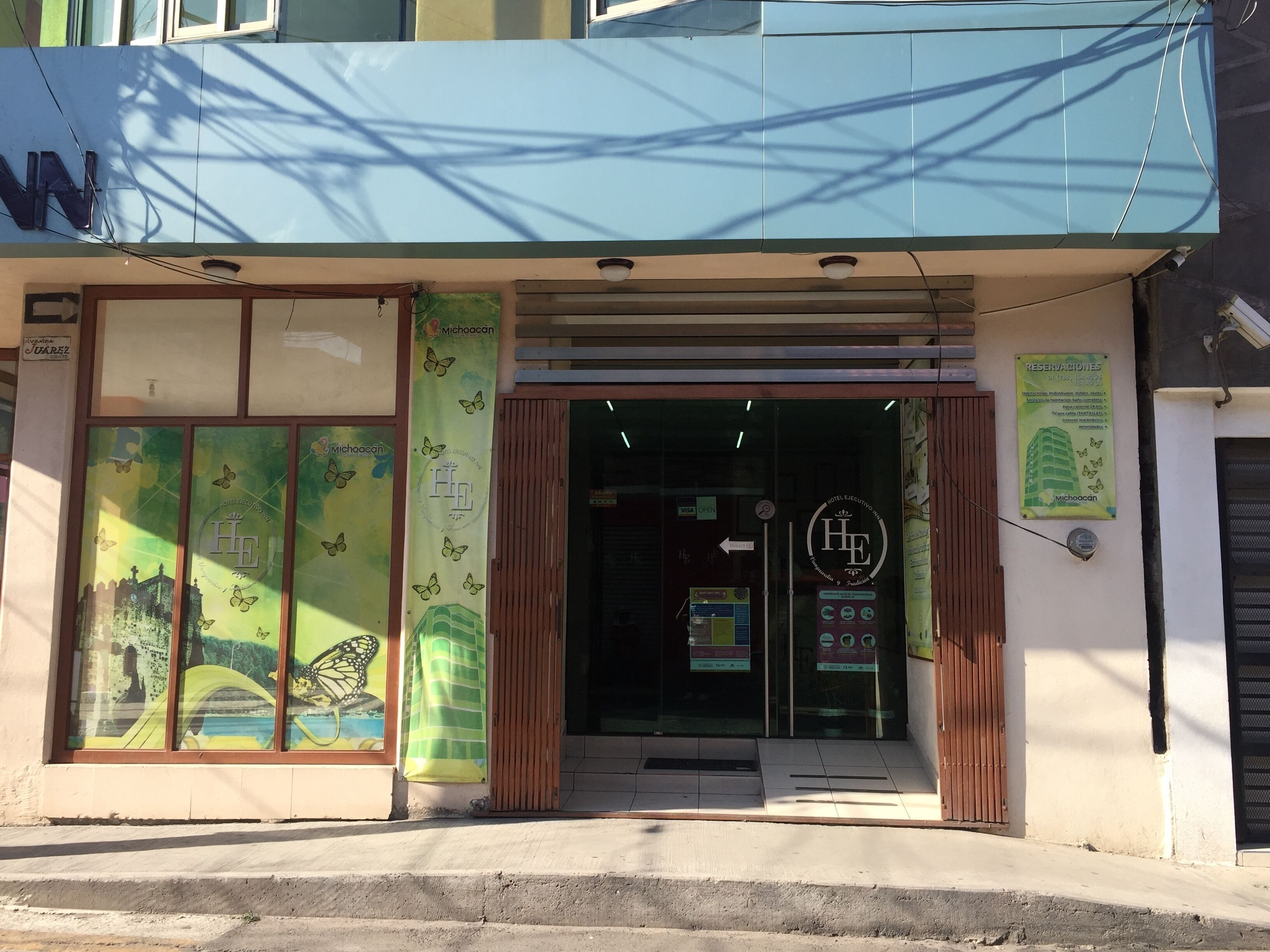 Façade de l’hébergement