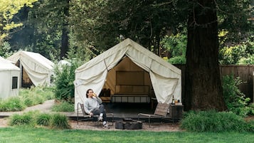 Room (Adventure Tent) | Premium bedding, memory foam beds, in-room safe, free WiFi
