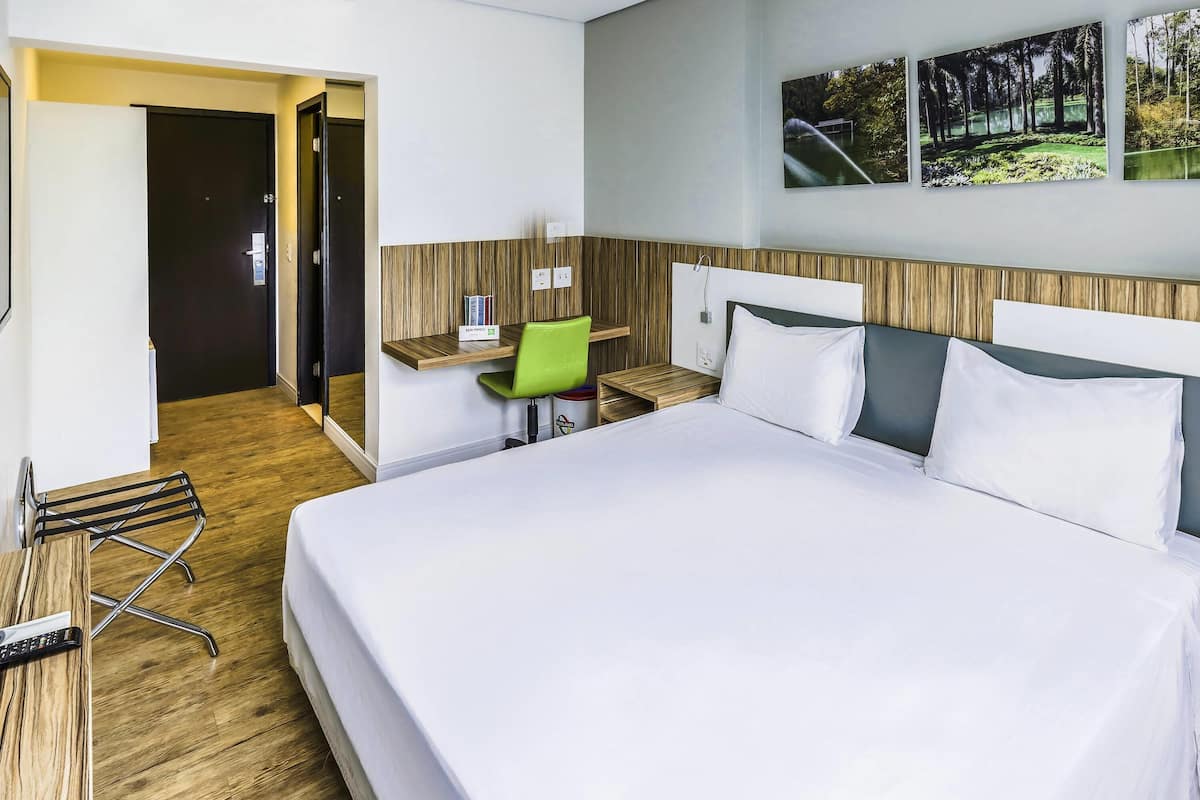 Standard Apartment, 1 Double Bed | Minibar, in-room safe, desk, laptop workspace