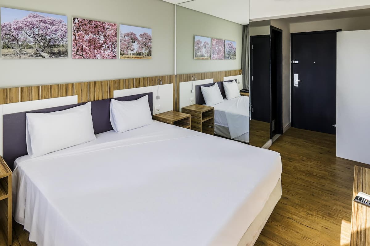 Standard Apartment, 1 Double Bed | Minibar, in-room safe, desk, laptop workspace
