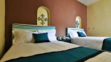 Individually decorated, free WiFi, bed sheets
