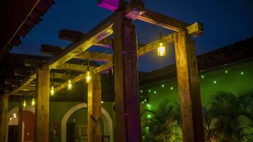 Front of property - evening/night