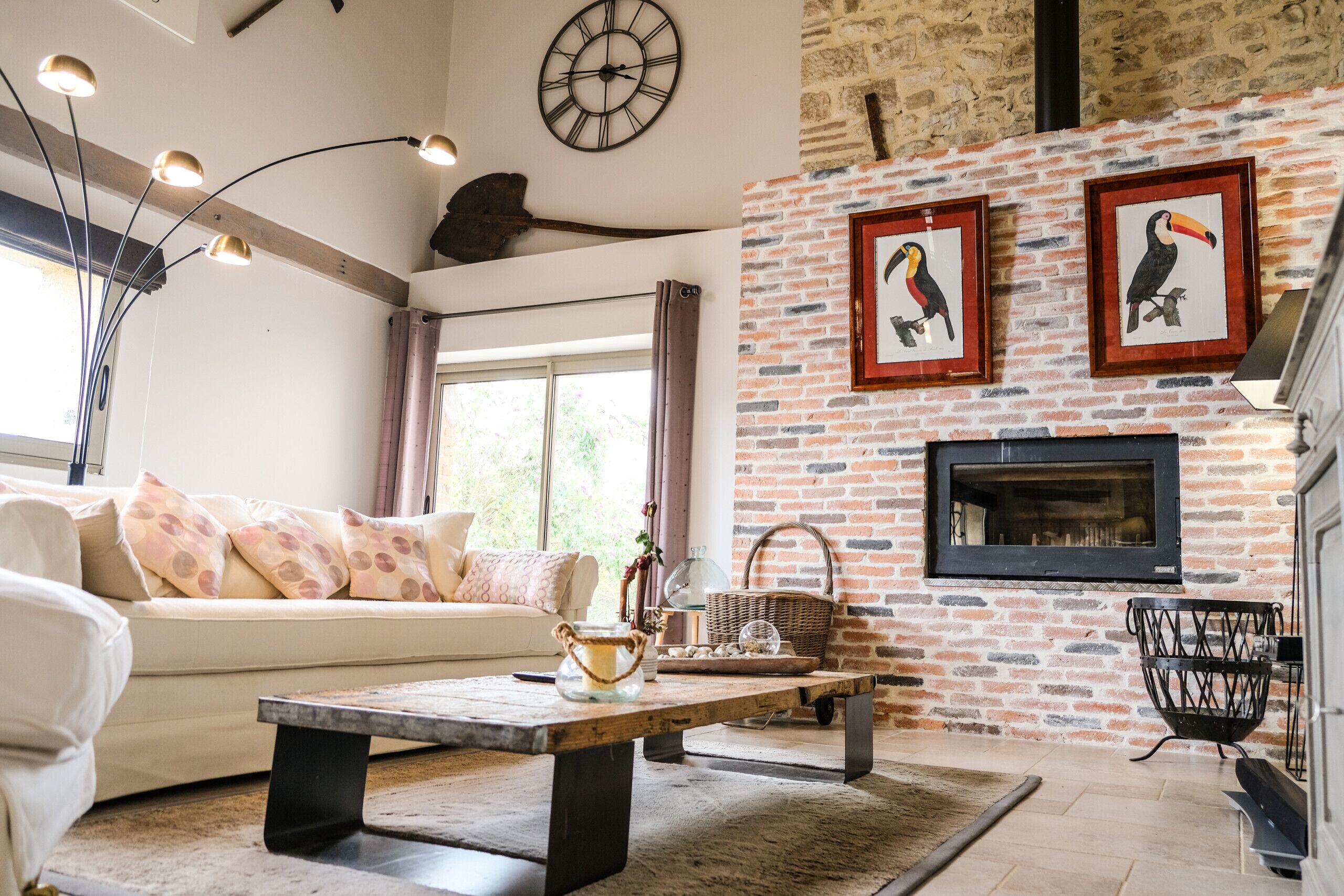 TV, fireplace, DVD player, ping pong