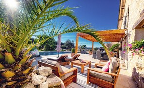 Terrace/patio - Casa Guillarmou - Heated Pool & Spa - Splendid (Castelnau-de-Montmiral)