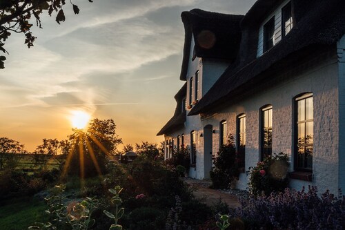 Rickmer’s Hoff 1 | Sauna, Kamin & Reetdach