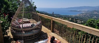 Small corner of paradise, panoramic sea & mountain views, swimming pool & Spa