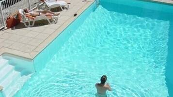 Et oppvarmet basseng