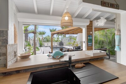 ✨ villa beach house 150 m from Orient Bay beach a stone's throw from restaurants