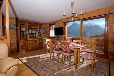 CHALET 4 * SOUTH TRIPLEX SOFT CHIMNEY BALCONIES GARDEN VIEW GREENHOUSE CHE CALM