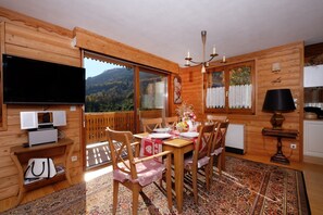 Dining - CHALET 4 * SOUTH TRIPLEX SOFT CHIMNEY BALCONIES GARDEN VIEW GREENHOUSE CHE CALM (Briançon)