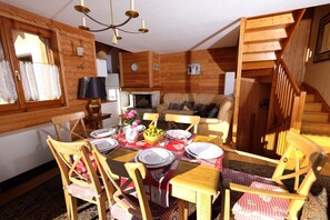 Dining - CHALET 4 * SOUTH TRIPLEX SOFT CHIMNEY BALCONIES GARDEN VIEW GREENHOUSE CHE CALM (Briançon)
