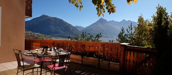 CHALET 4 * SOUTH TRIPLEX SOFT CHIMNEY BALCONIES GARDEN VIEW GREENHOUSE CHE CALM