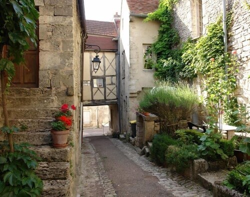 Charmantes mittelalterliches Haus im Herzen von Flavigny-sur-Ozerain