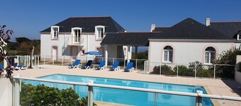 Belle Île en Mer, Haus 6-7 P., Schwimmbad, Meerblick