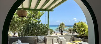 Villa feet in the water, really!