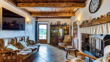 Televisor, llibres i estèreo