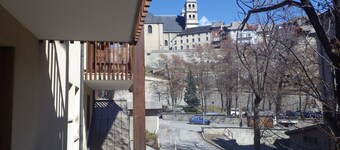 Bright apartment 59 m² Balcony with beautiful view Prorel, Briançon Serre Chevalier 1200