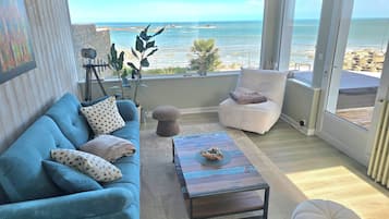 Smart TV, DVD player, books