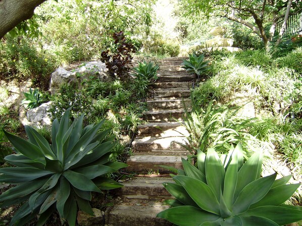 Property grounds - Andalusian house at Malaga, terrace, garden, pool, BBQ (Malaga)