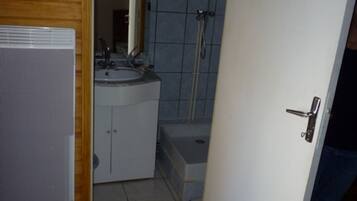 Shower, hair dryer