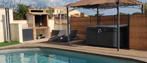 Indoor pool, outdoor pool