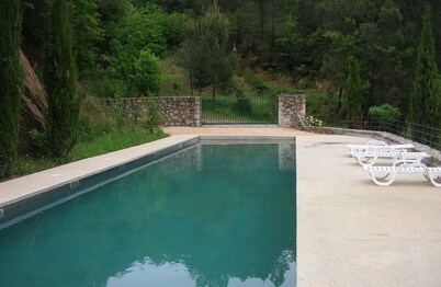 HOUSE IN THE HEART OF THE VALLEYS CEVENOLES large pool access
