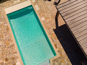 Outdoor pool, a heated pool - Modern Villa With Heated Pool - Saint Florent - (Saint-Florent)