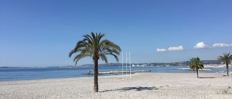 On the beach