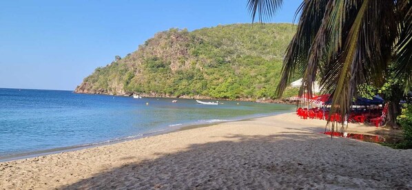 Beach nearby - Villa located 400m from the village with breathtaking views of the beach and its pontoon (LES ANSES D'ARLET)