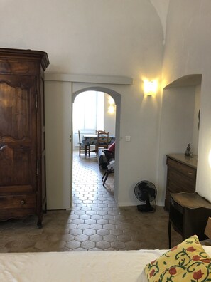 1 bedroom, iron/ironing board, travel crib, free WiFi
