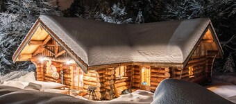 Sublime chalet rondins de 140 m² en lisière de forêt et ruisseau, La Bresse, wifi