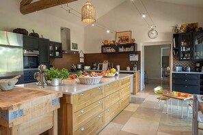 Fridge, microwave, oven, stovetop - In the Mas des Pampres, Provence is at your fingertips (Cabannes)
