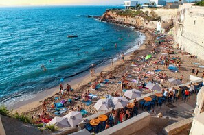 Beach nearby, beach towels