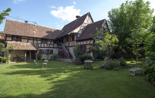 LOUISE STUB IN ALSACIAN FARMHOUSE WITH GARDEN NEAR STRASBOURG